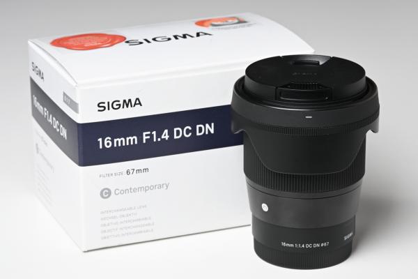 Sigma 16mm F1.4 DC DN Sony  E-Mount  -Gebrauchtartikel-